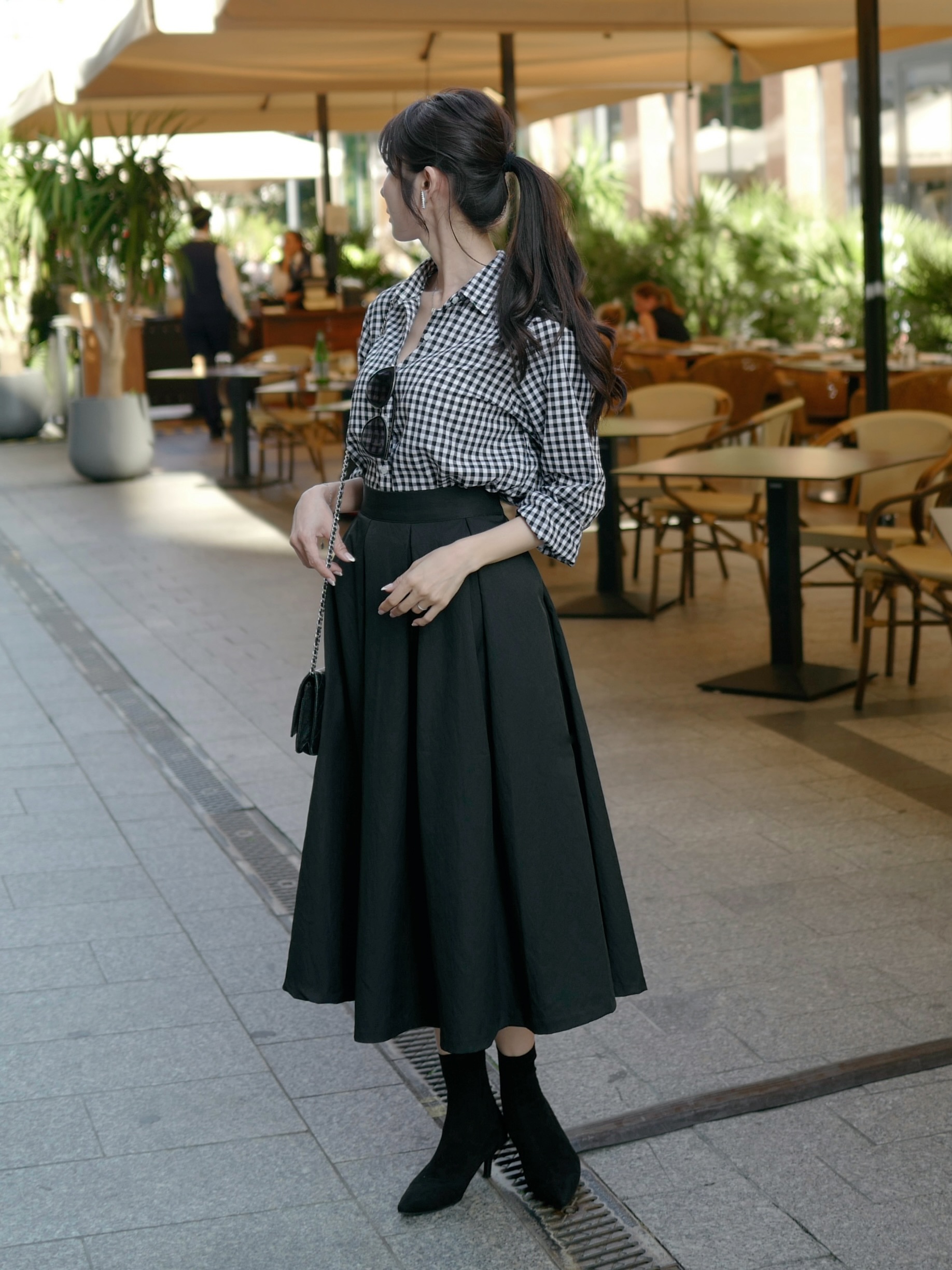 プリーツフレアスカート | 詳細画像3